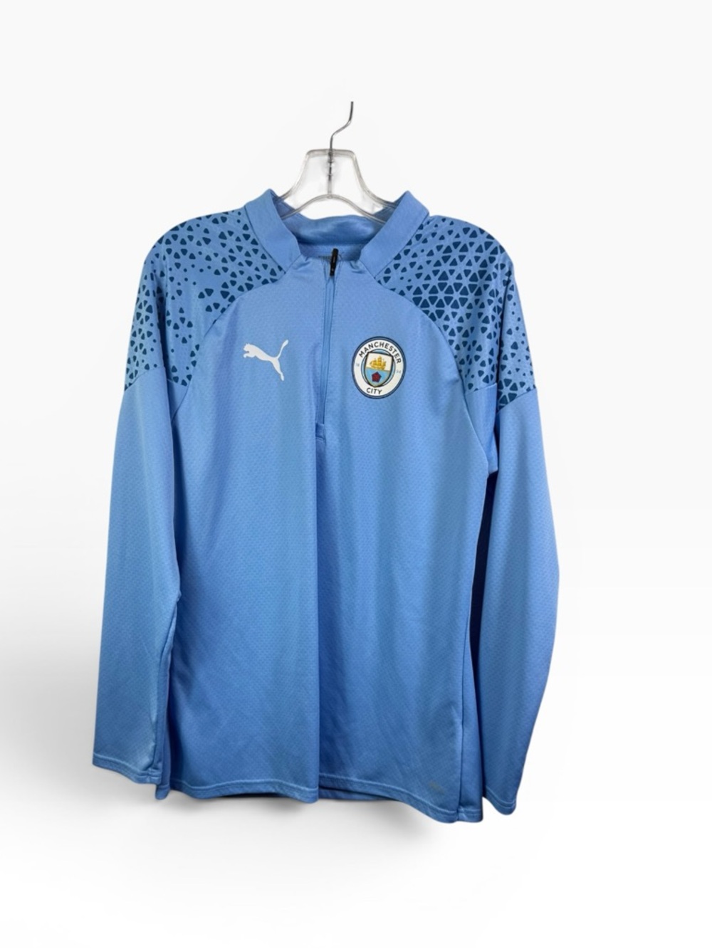PUMA MANCHESTER CITY TRAINING 1/4 ZIP TOP